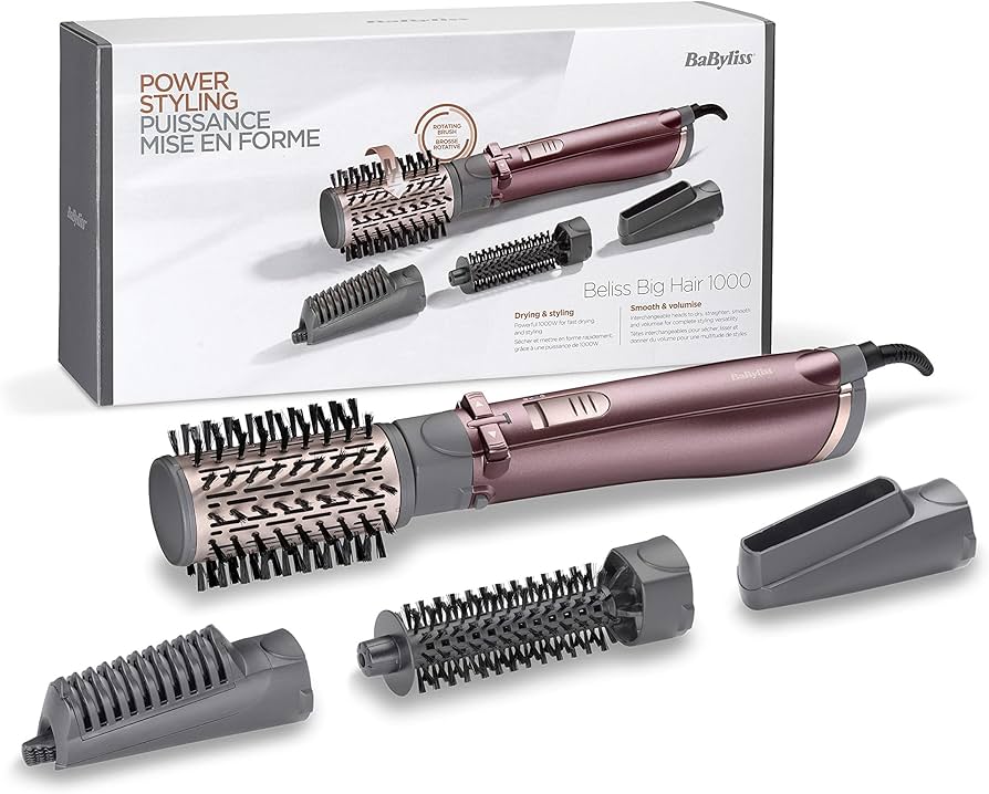 Brosse soufflante rotative BaByliss Big Hair 1000 W AS960E – vue 2